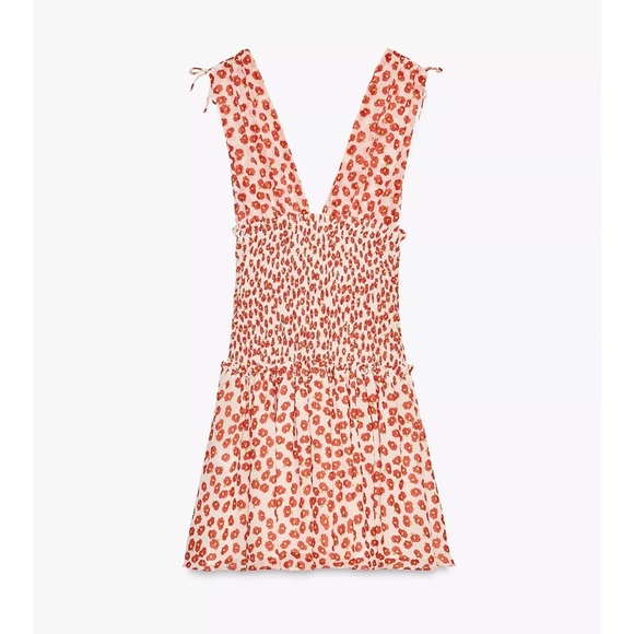 NWT ZARA FLORAL PRINT SHORT DRESS SIZE XS 
🚨FIRM PRICE NO DISCOUNT - Picture 14 of 15